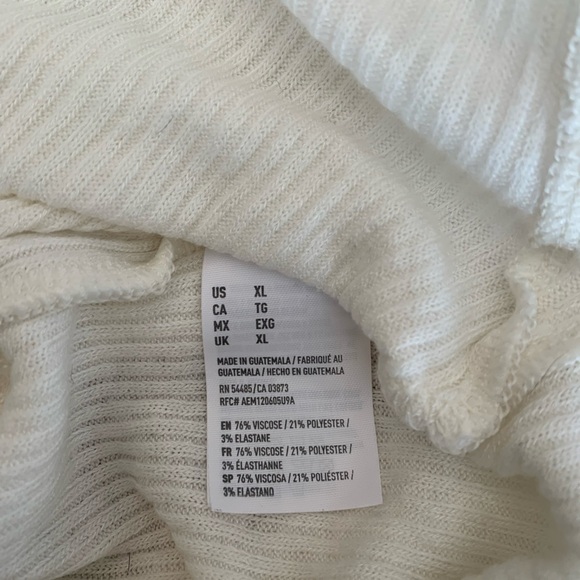 Aerie Lightweight Long Sleeve Turtleneck Top Size xL - Picture 6 of 6